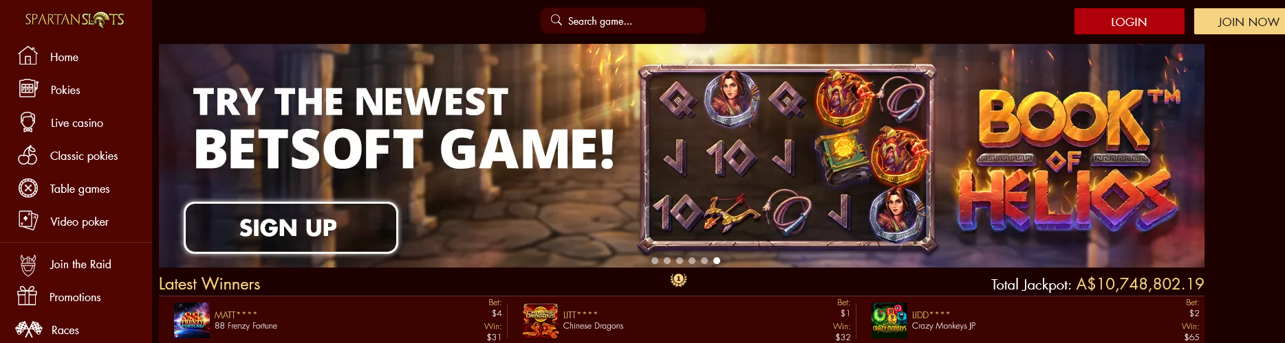 Spartan
                                  Slots South Africa