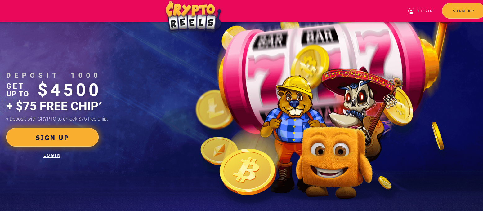 Crypto
                                  Reels Casino