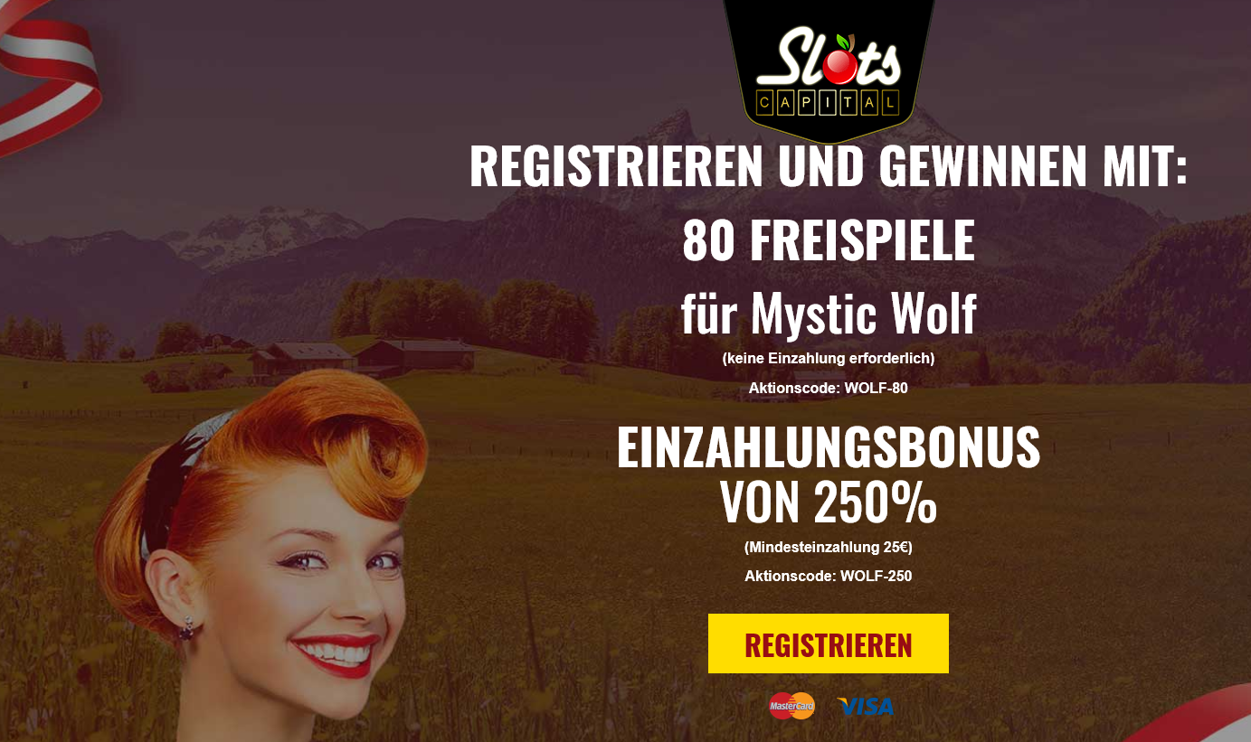 Slots Capital AT 80 Free Spins
                                  (Austria)