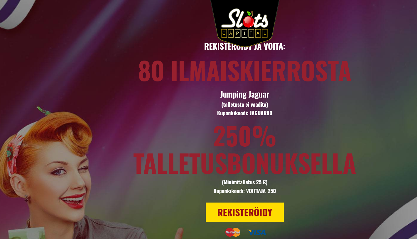 Slots Capital FI 80 Free Spins
                                  (Finland)