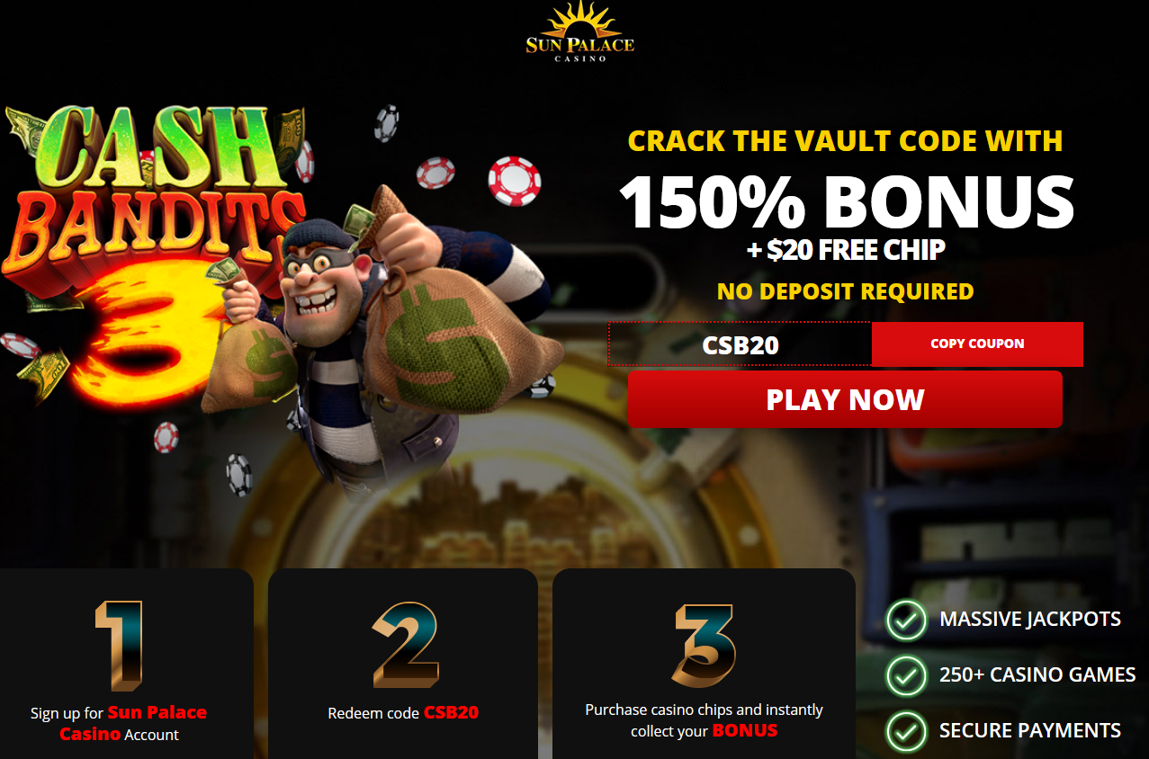 150% WELCOME BONUS + $20 FREE
                                    CHIP